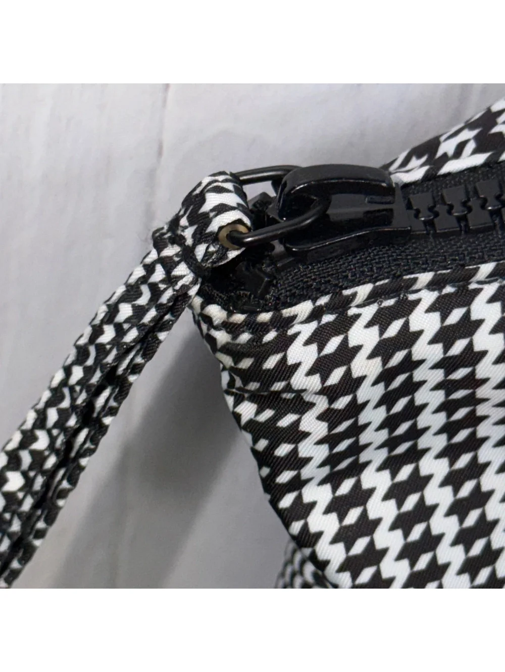 Lauren Ralph Lauren Houndstooth Plaid Tote Bag